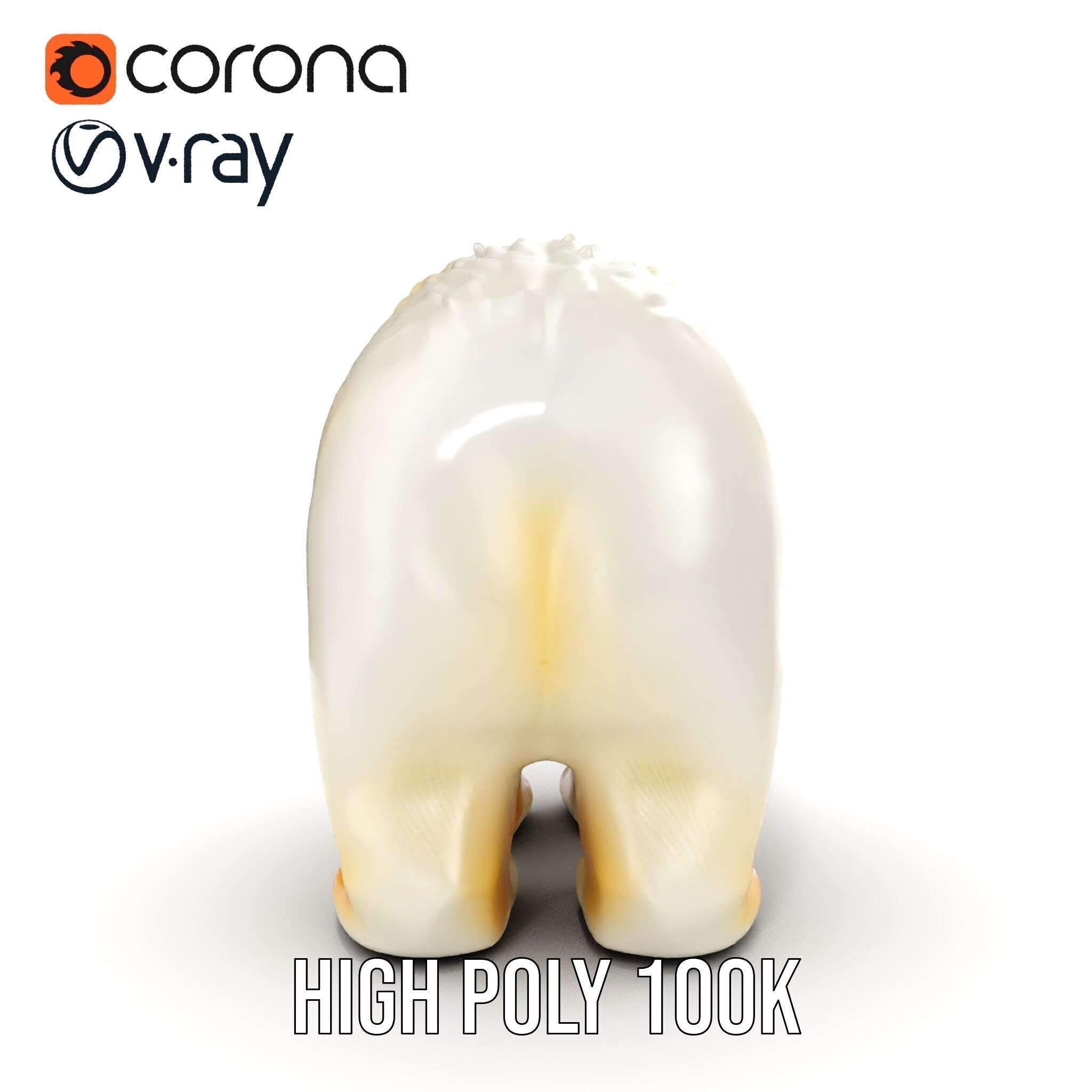 Adorable Polar Bear Cub D Model Pack Low-poly 3D model_22