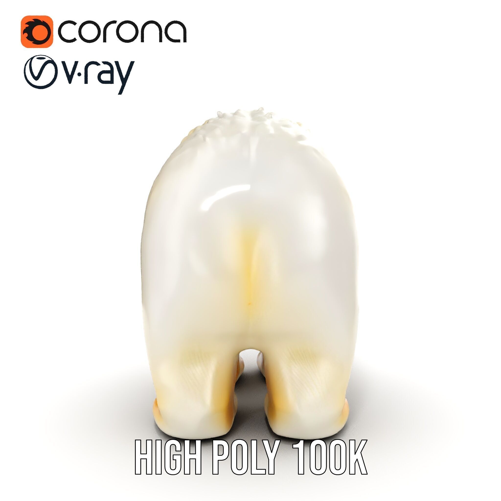 Adorable Polar Bear Cub D Model Pack Low-poly 3D model_18