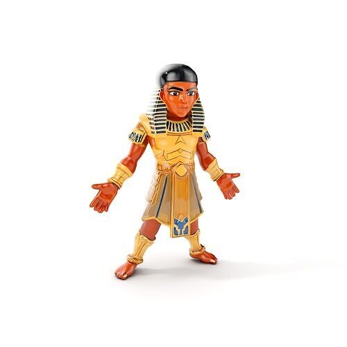 Ancient Egyptian Warrior Character Model Rigged and Animated Low-poly 3D model