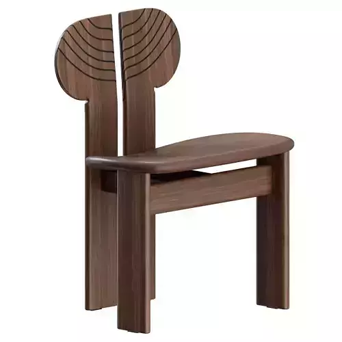 Africa mid-century modern Chair 3D model