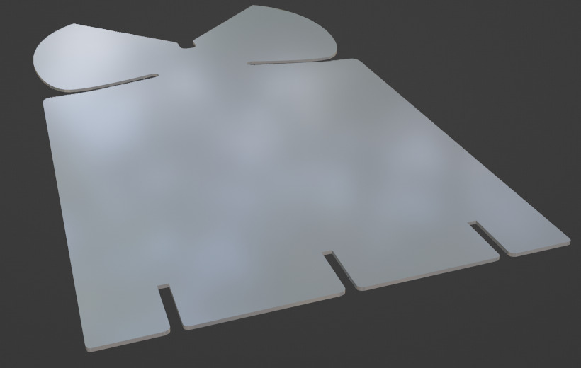 Chiara lamp unwrap design 3D print model_2