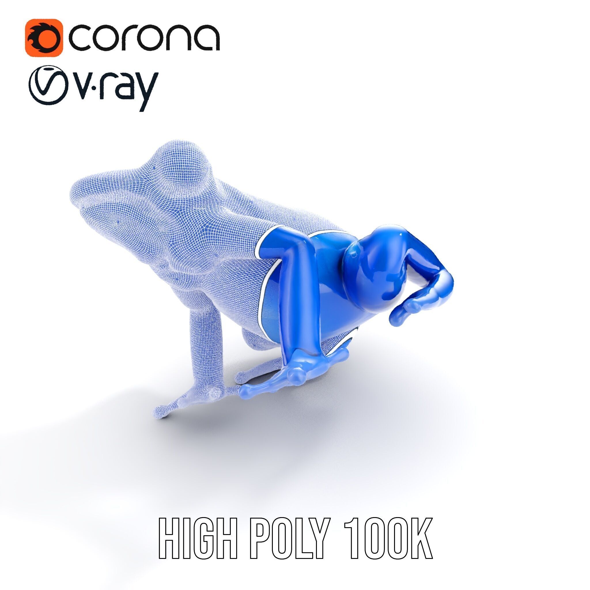 Frog Creature Realistic Model Pack Low-poly 3D model_38