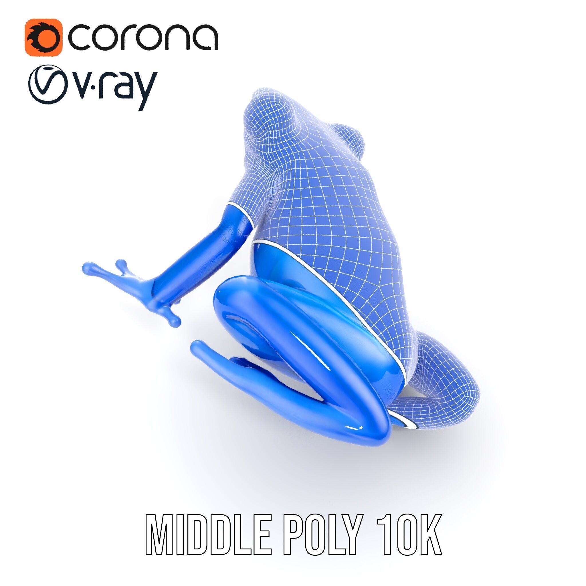 Frog Creature Realistic Model Pack Low-poly 3D model_25