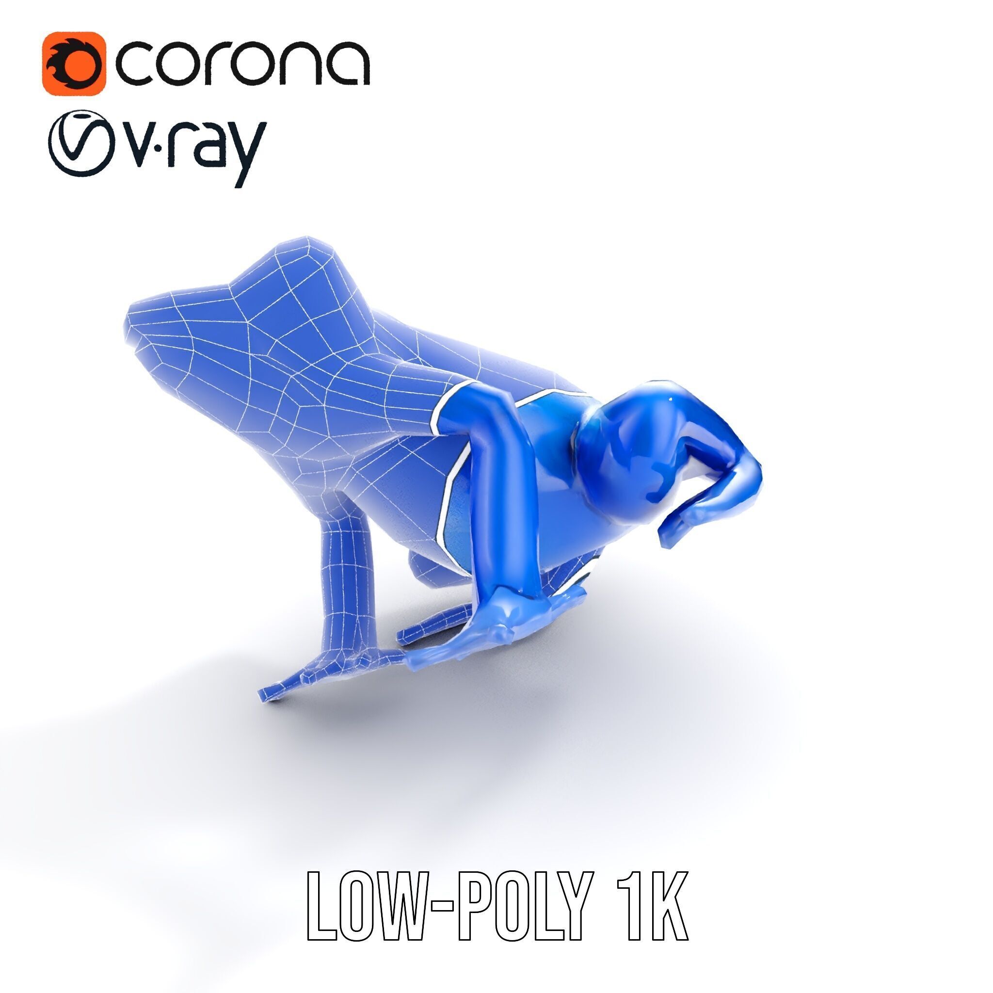 Frog Creature Realistic Model Pack Low-poly 3D model_26