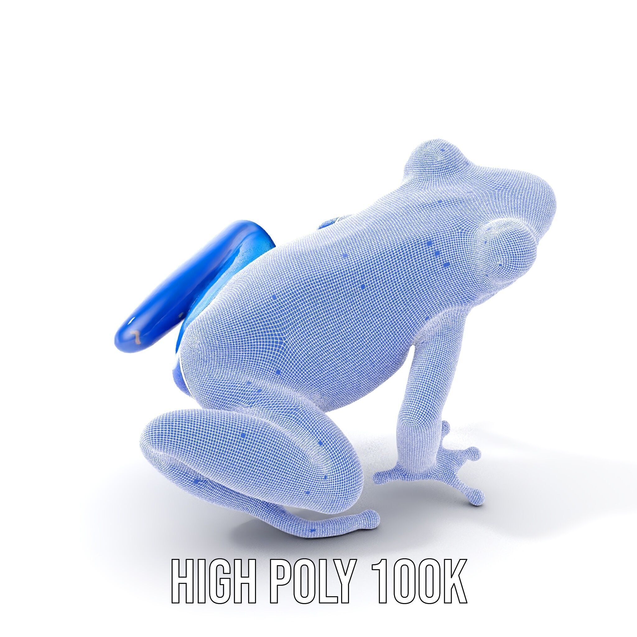 Frog Creature Realistic Model Pack Low-poly 3D model_4