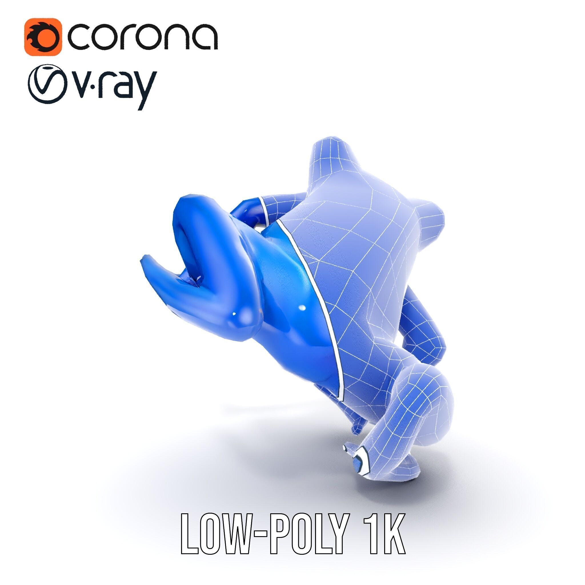 Frog Creature Realistic Model Pack Low-poly 3D model_18