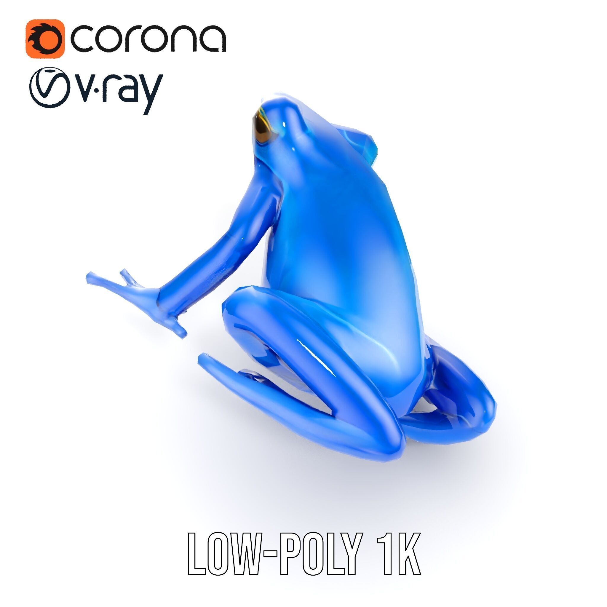 Frog Creature Realistic Model Pack Low-poly 3D model_13