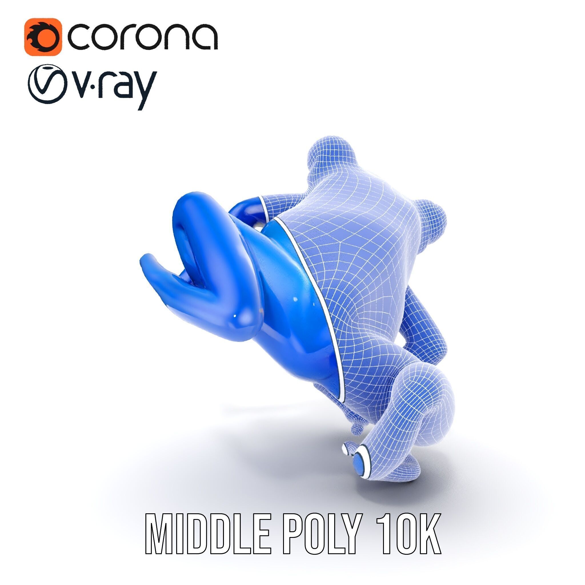 Frog Creature Realistic Model Pack Low-poly 3D model_28