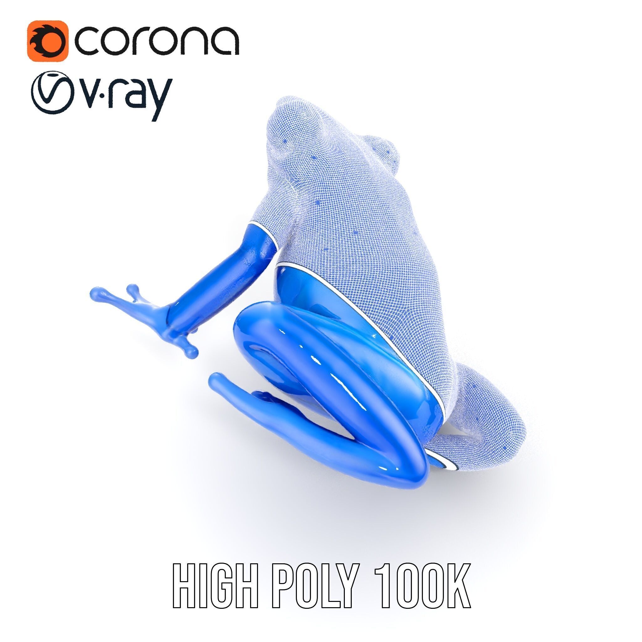 Frog Creature Realistic Model Pack Low-poly 3D model_33