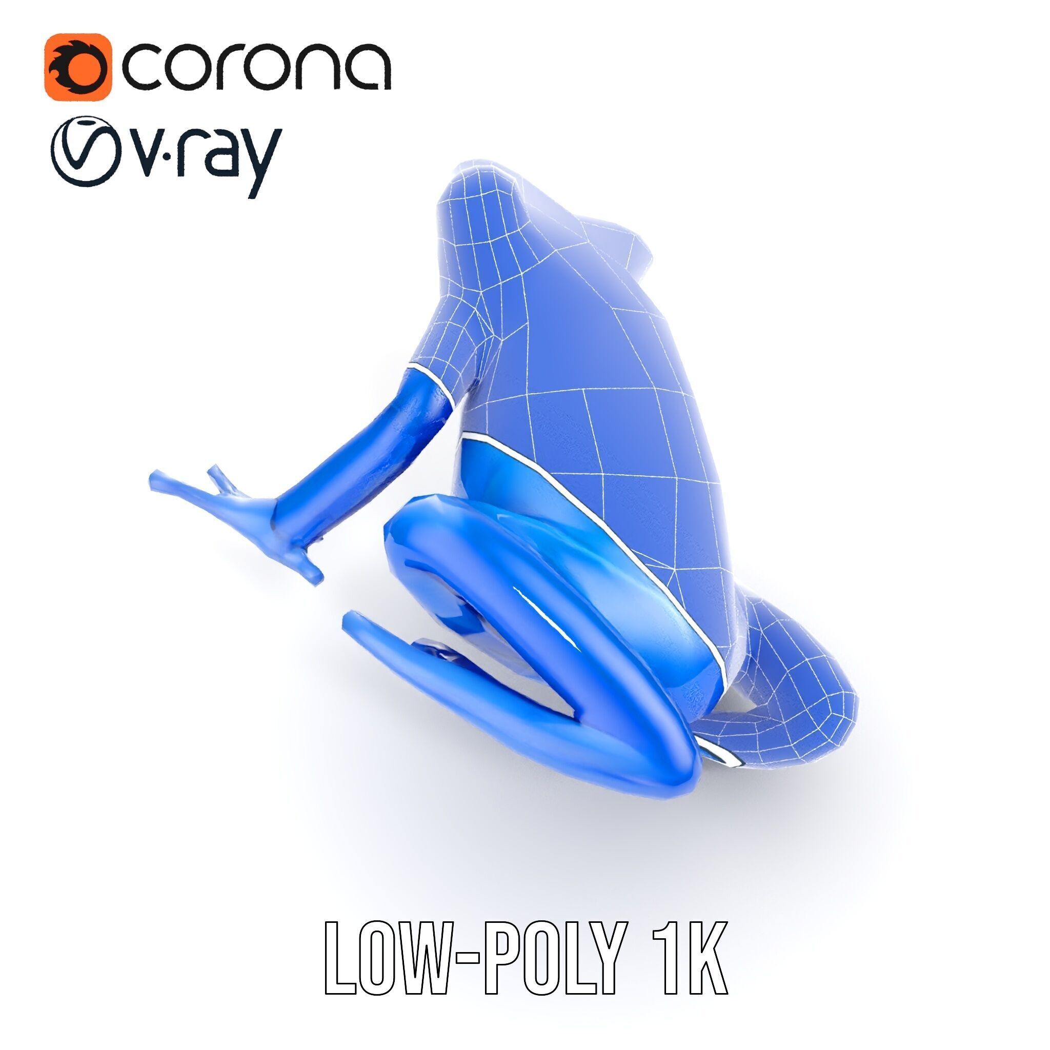 Frog Creature Realistic Model Pack Low-poly 3D model_32