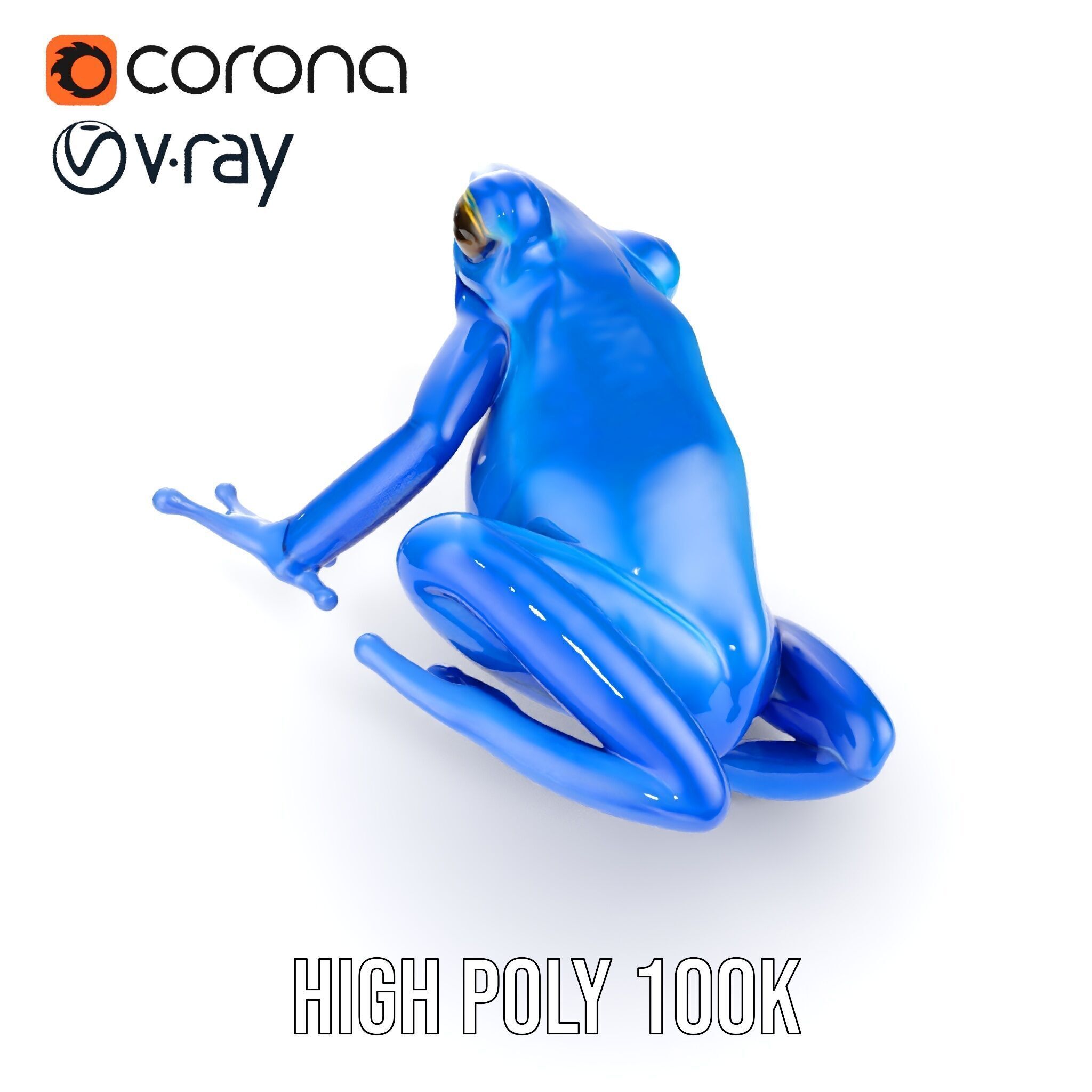 Frog Creature Realistic Model Pack Low-poly 3D model_24