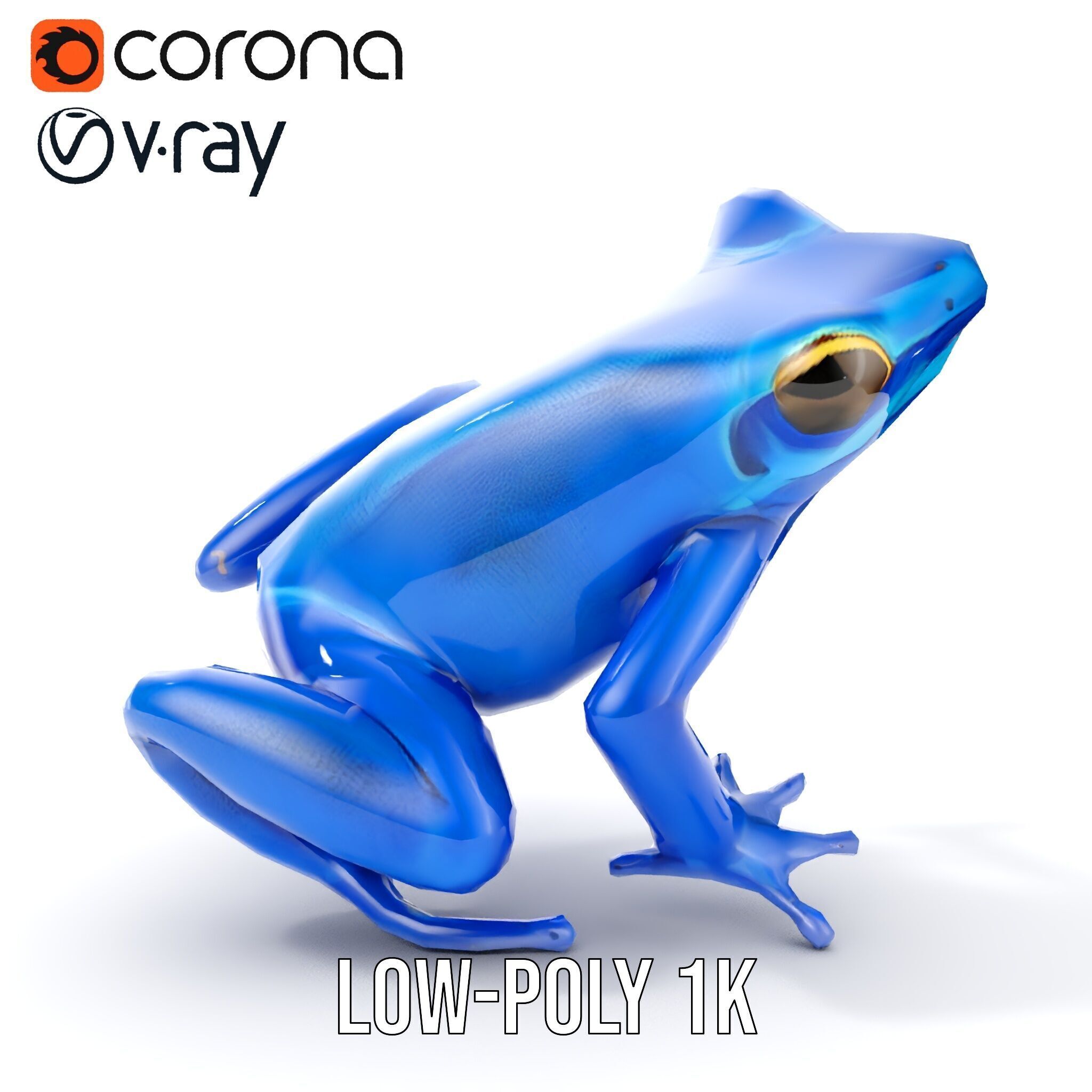 Frog Creature Realistic Model Pack Low-poly 3D model_29