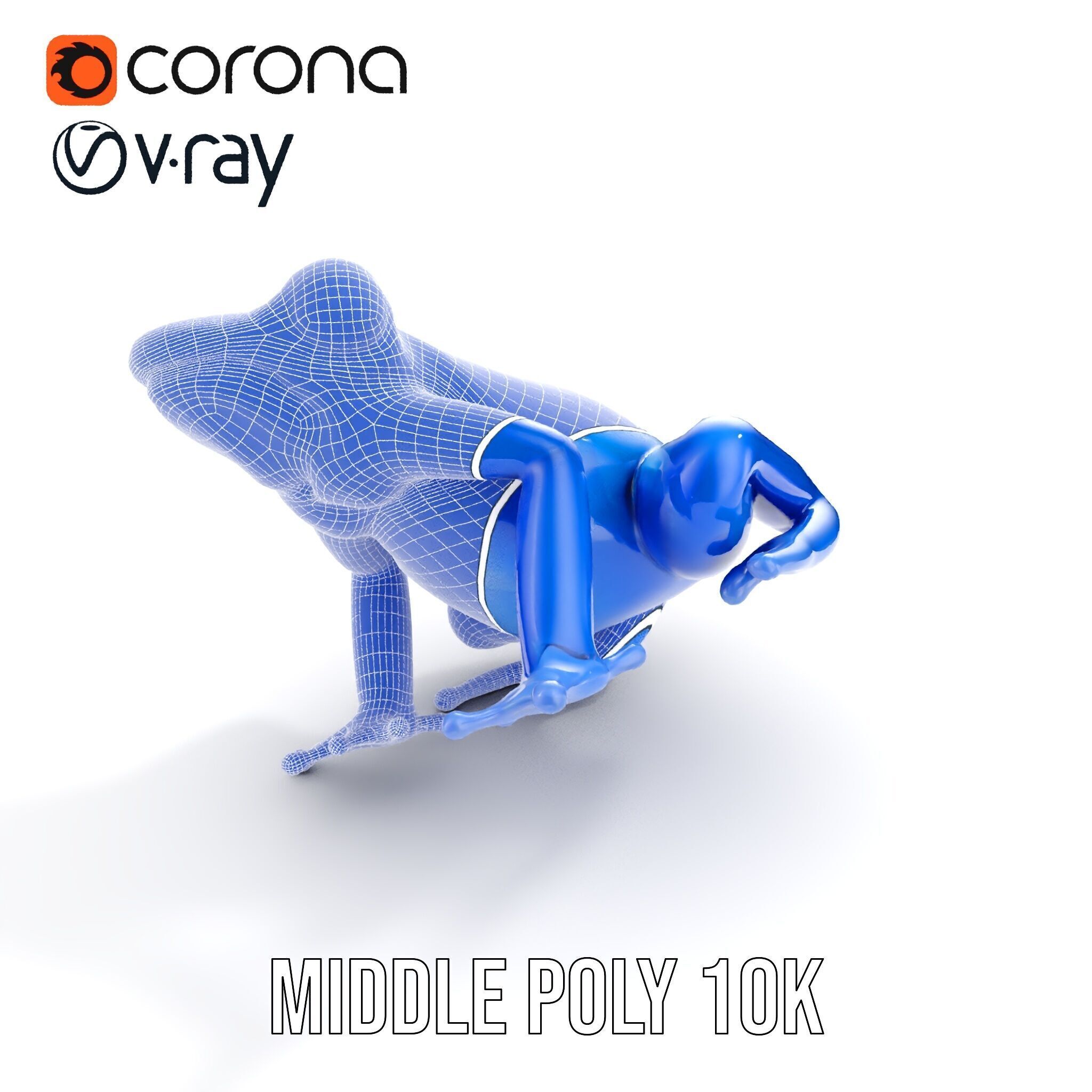 Frog Creature Realistic Model Pack Low-poly 3D model_17