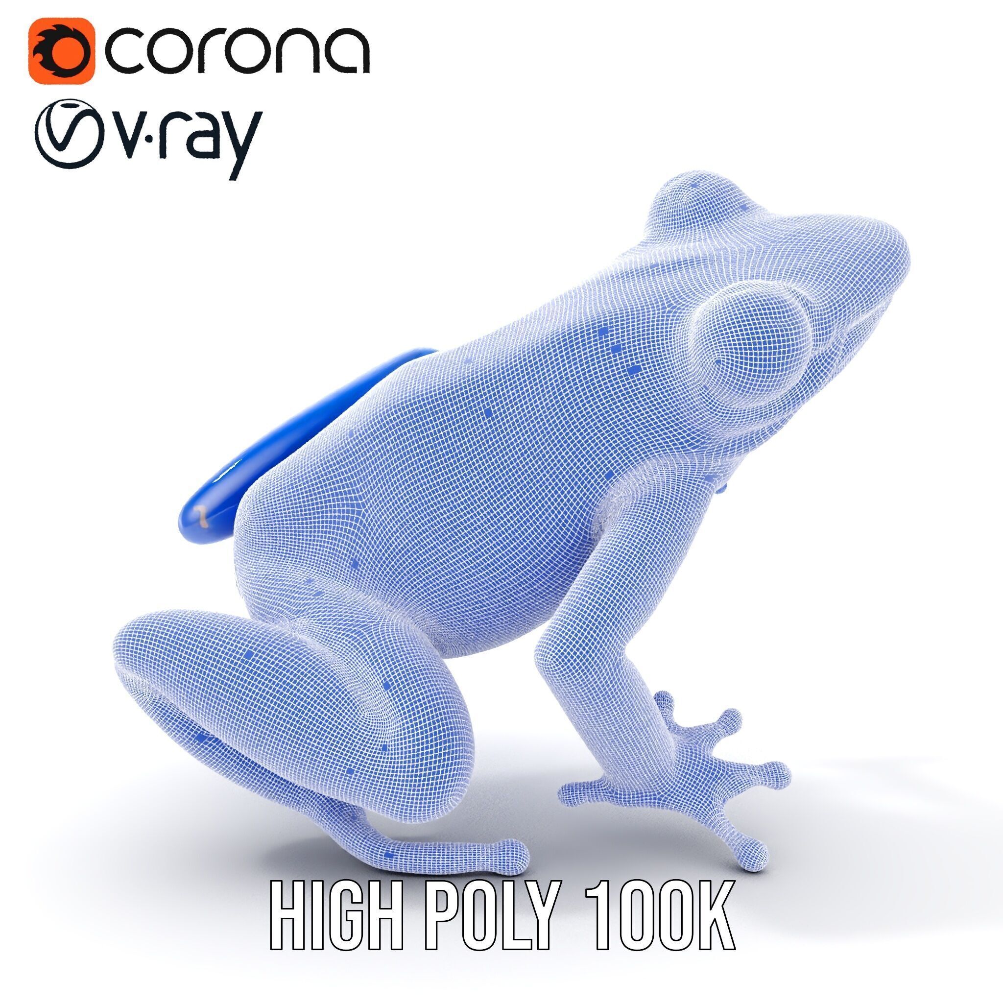 Frog Creature Realistic Model Pack Low-poly 3D model_36