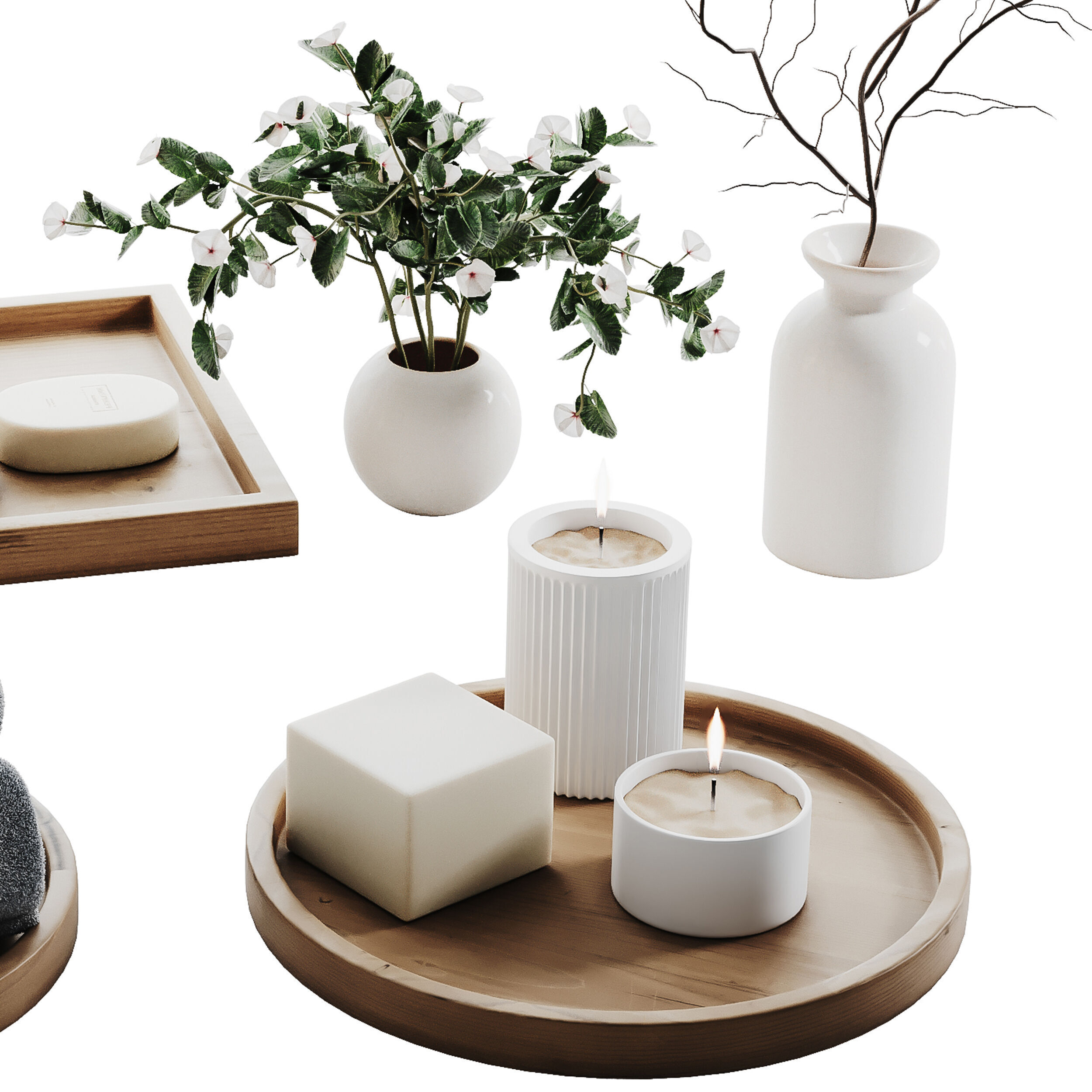 Decorative Set 011 3D model_9