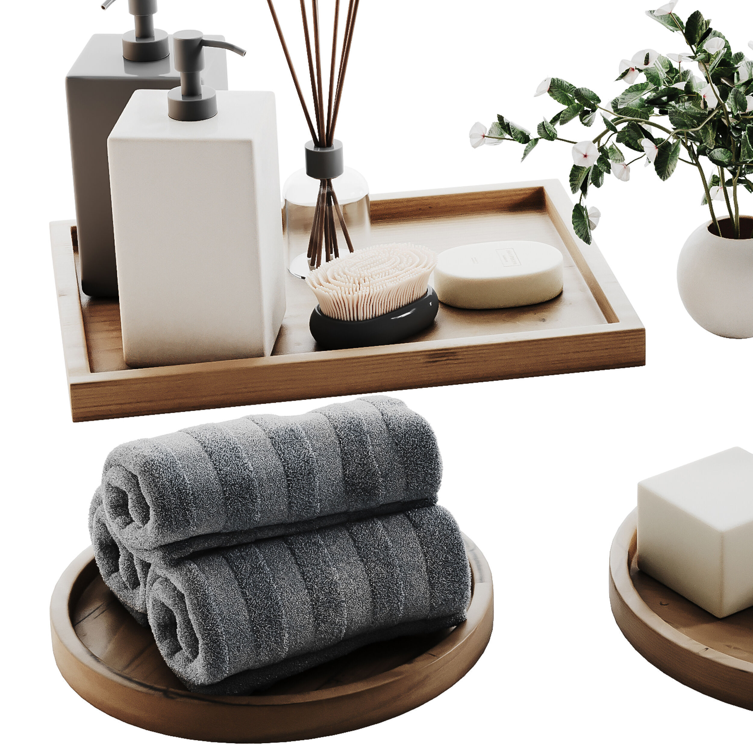 Decorative Set 011 3D model_8