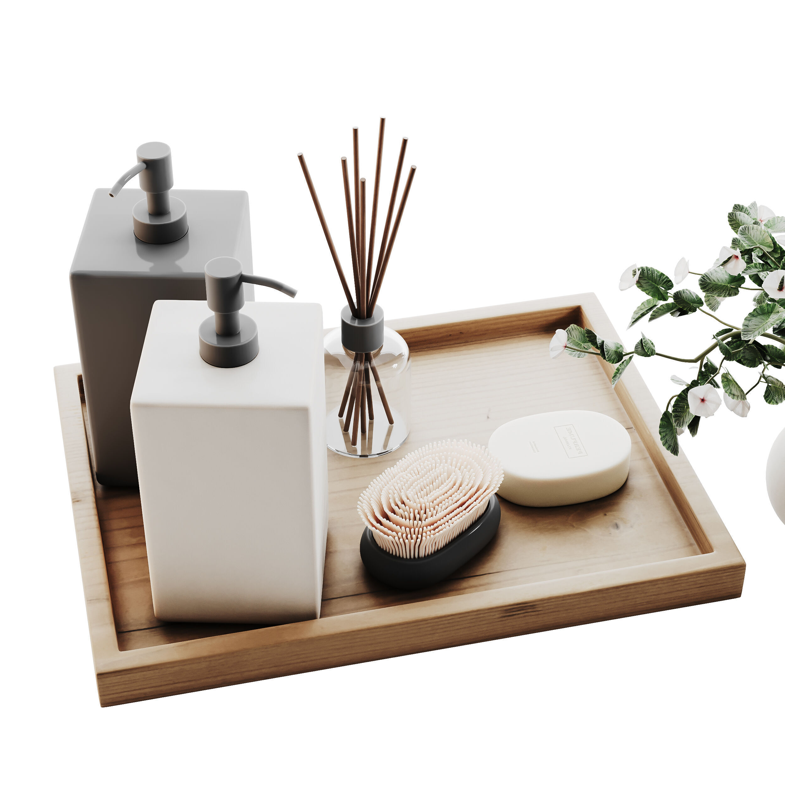 Decorative Set 011 3D model_4