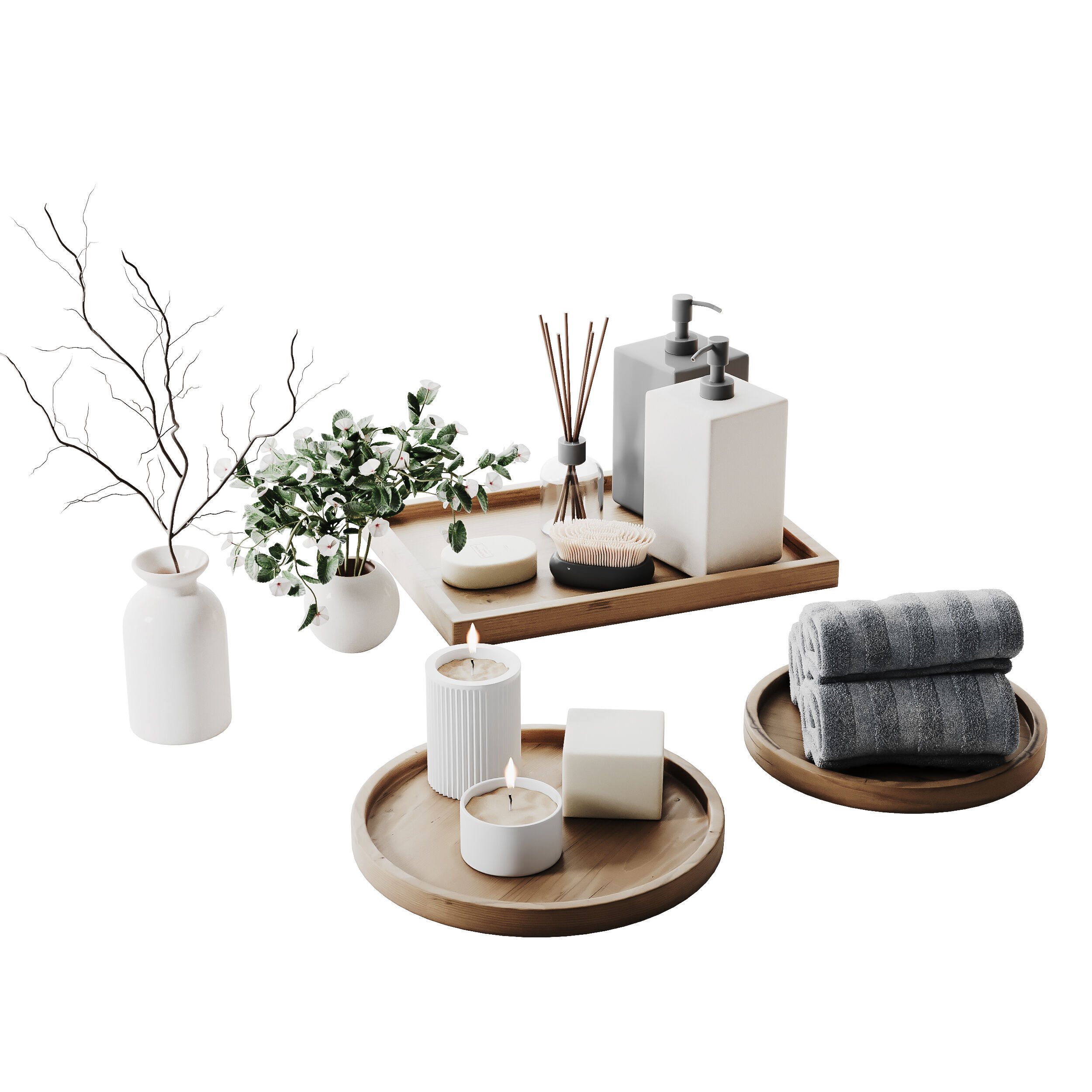 Decorative Set 011 3D model_11