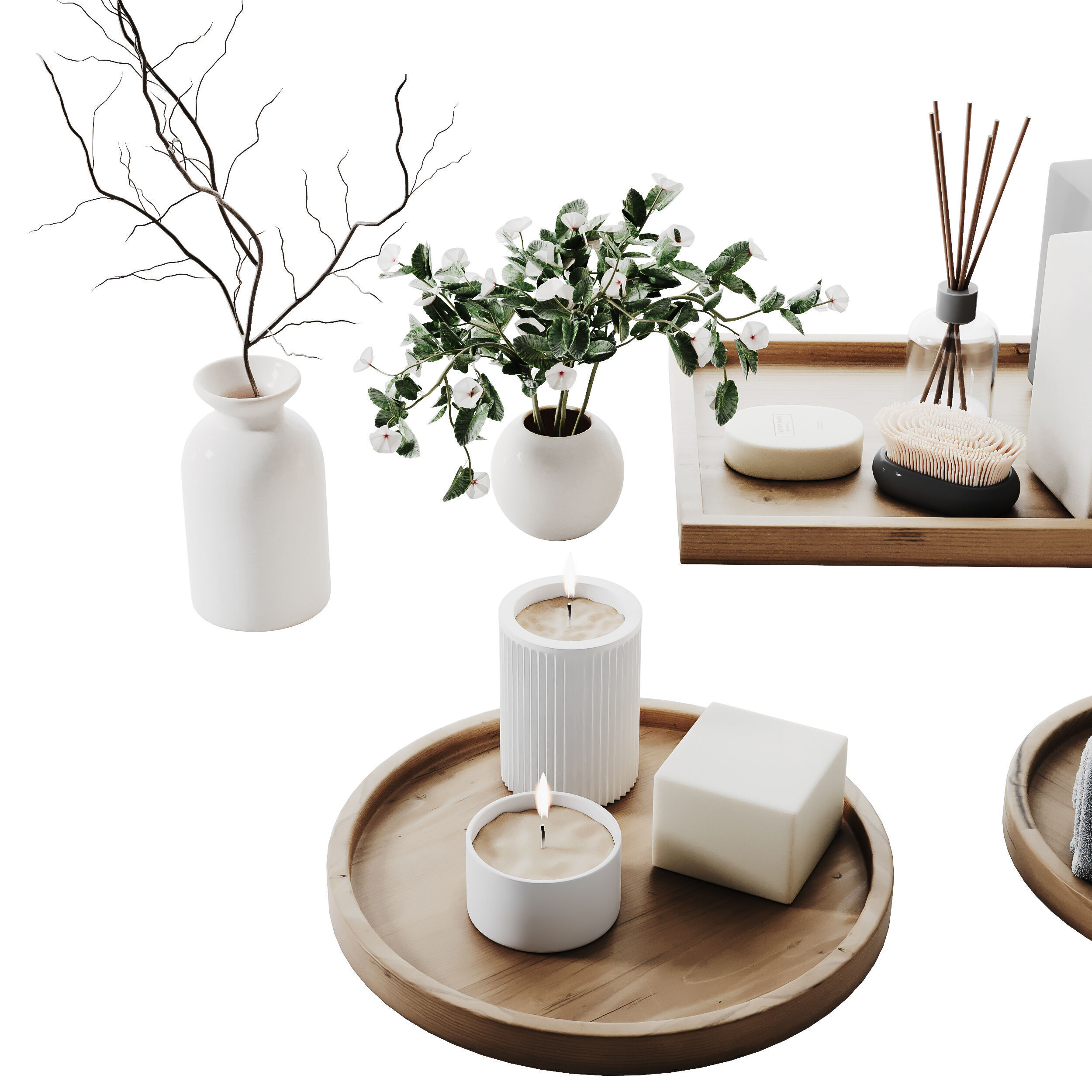 Decorative Set 011 3D model_10