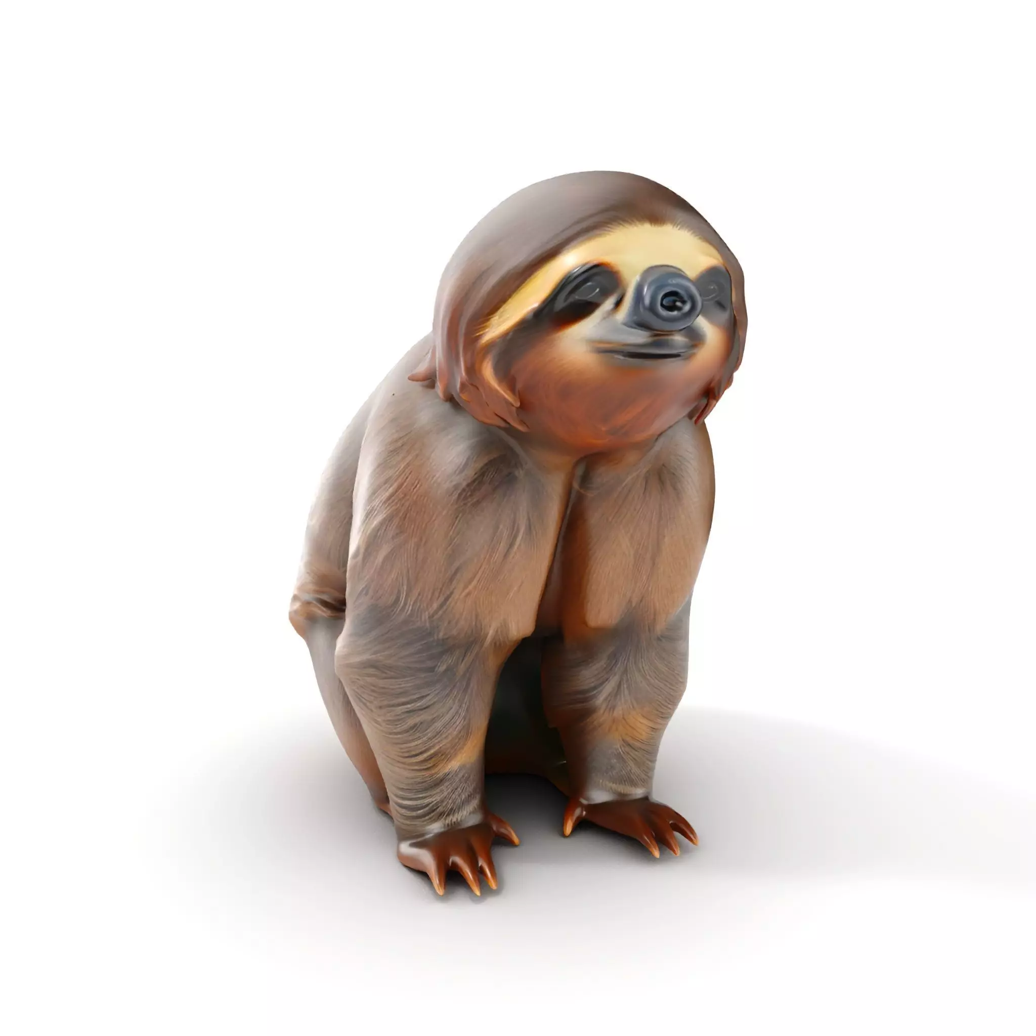 Sloth D model pack  Realistic and Detailed Low-poly 3D model_0