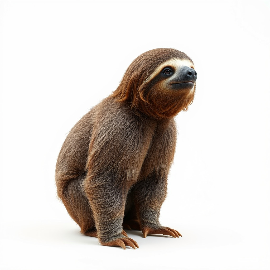 Sloth D model pack  Realistic and Detailed Low-poly 3D model_2