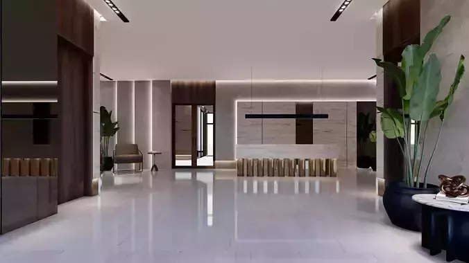 Reception Hall sketchup