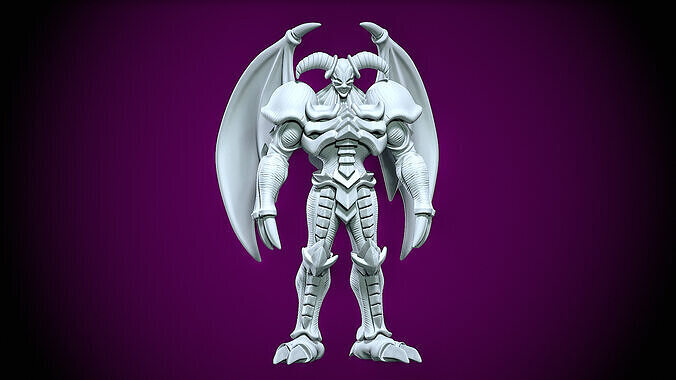 Summoned Daemon fanart -  YuGiOh - 3d print 3D print model