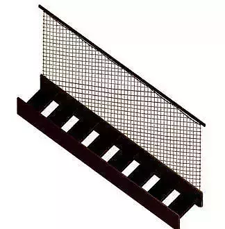 Stairs with net Free 3D model