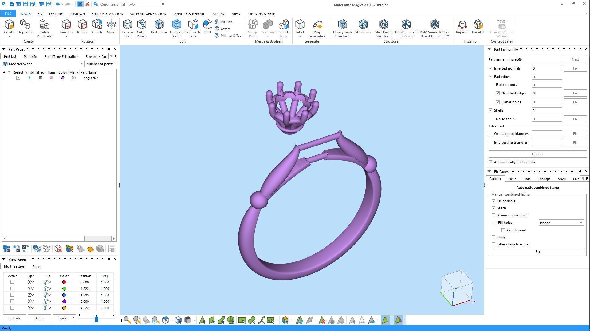 Ring 1069 3D print model_3