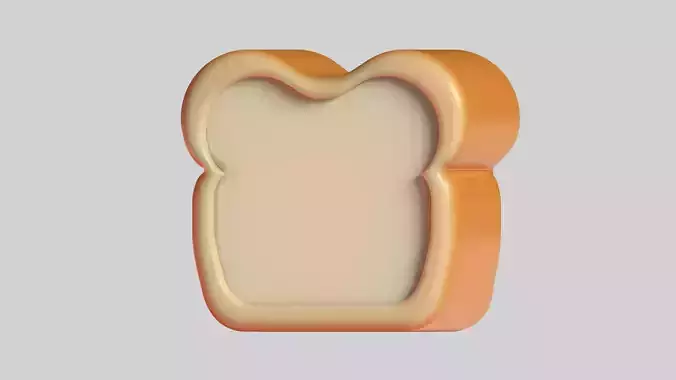 Soft-Slice Toast - Stylised 3D Bread Asset