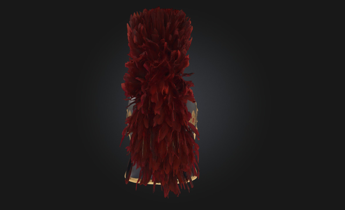 Centurion Glory Roman Officer Helmet Model 3D model_3