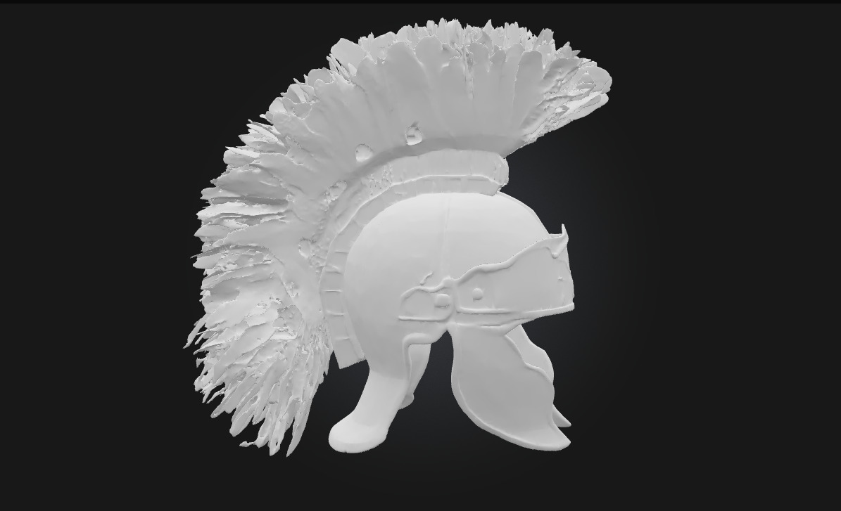 Centurion Glory Roman Officer Helmet Model 3D model_6