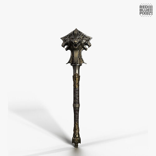 Mace 02 V2 Low-poly 3D model