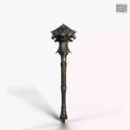 Mace 02 V2 Low-poly 3D model
