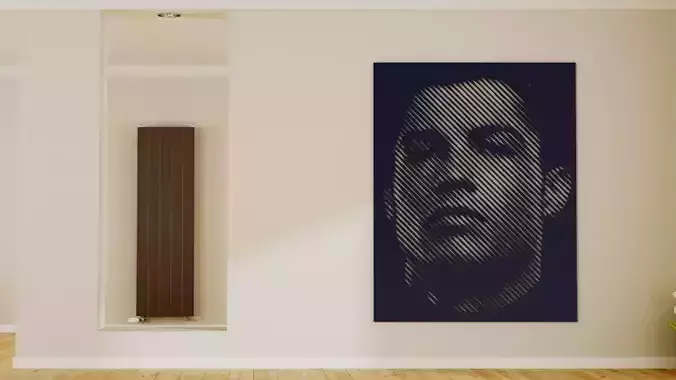 Halftone wall sticker Cristiano Ronaldo