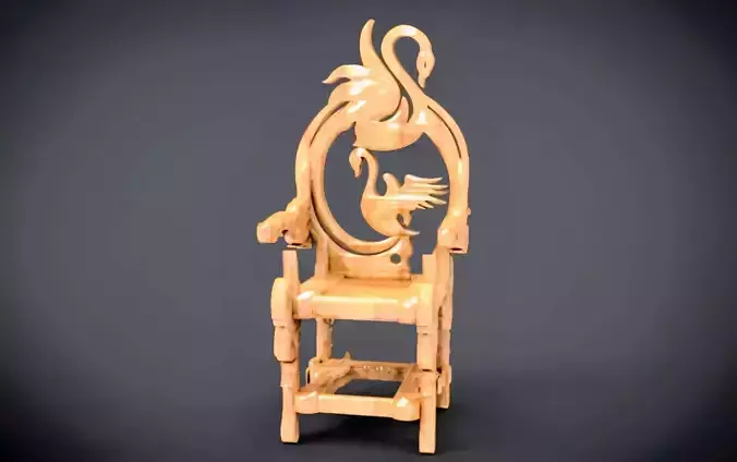 Swan Throne Chair
