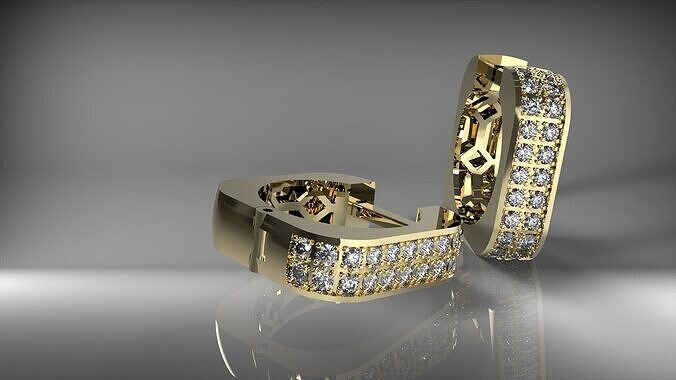 earrings 3D print model