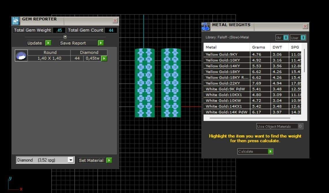 earrings 3D print model_7