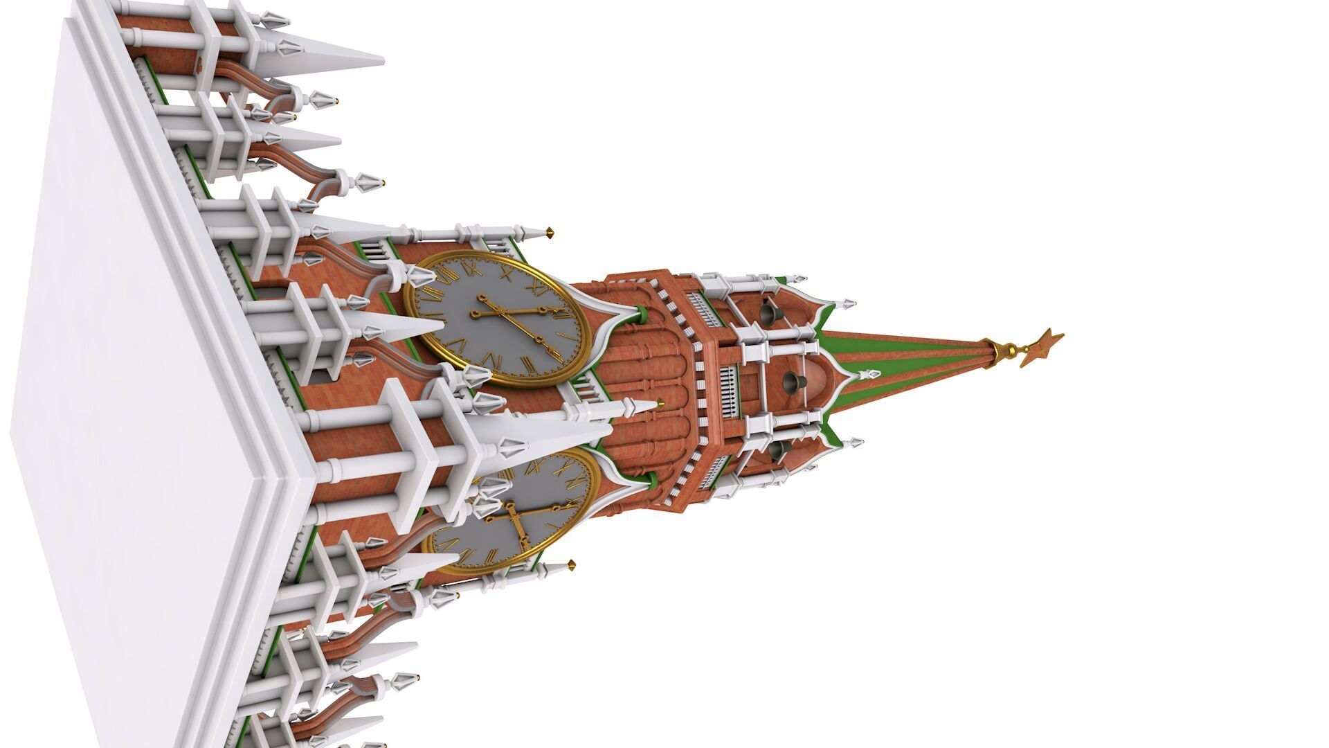 Kremlin Clock 3D model_3