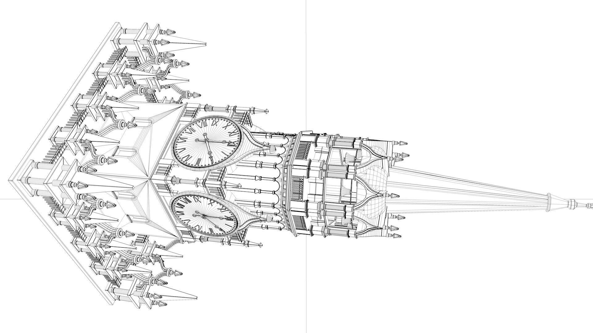 Kremlin Clock 3D model_5