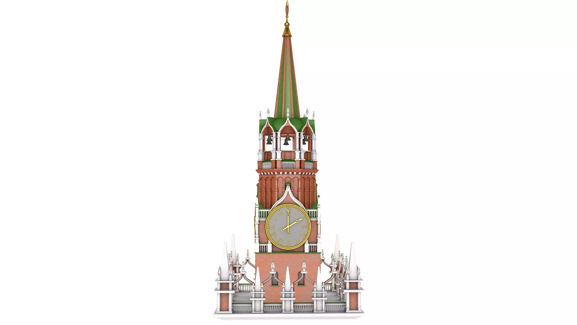 Kremlin Clock 3D model_0