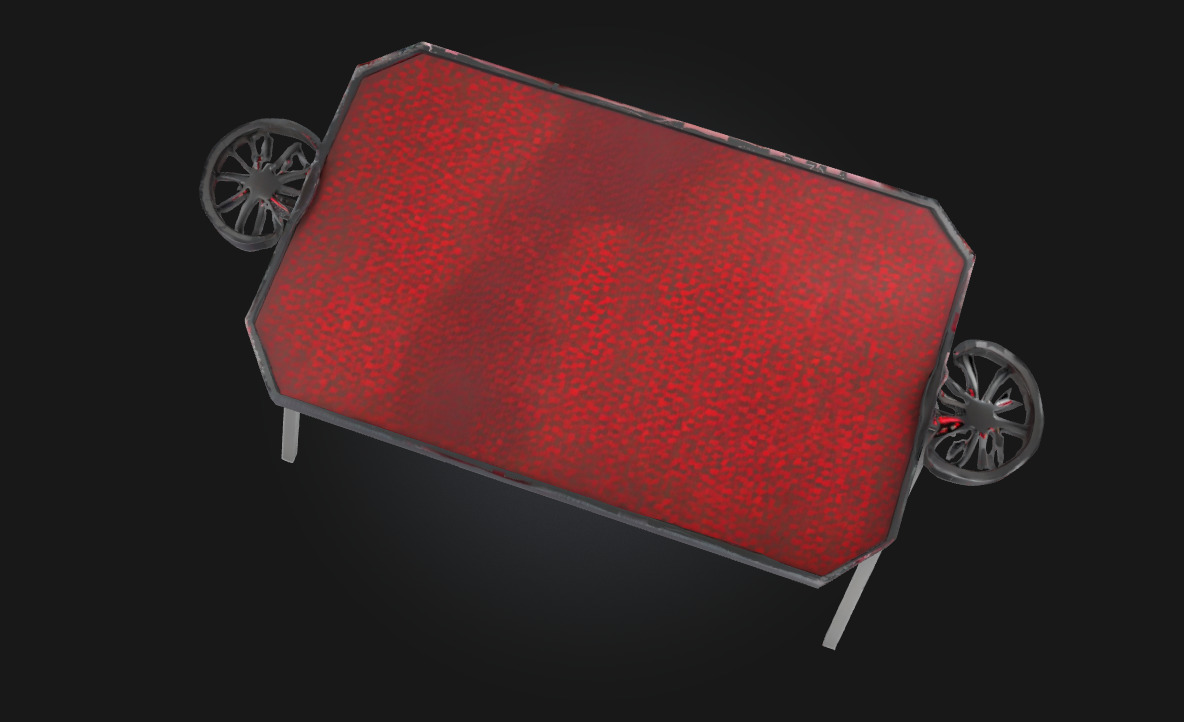 Futuristic Hoverboard Sleek Anti-Gravity Ride 3D model_3