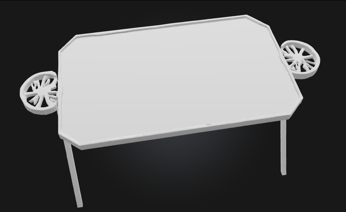 Futuristic Hoverboard Sleek Anti-Gravity Ride 3D model_5