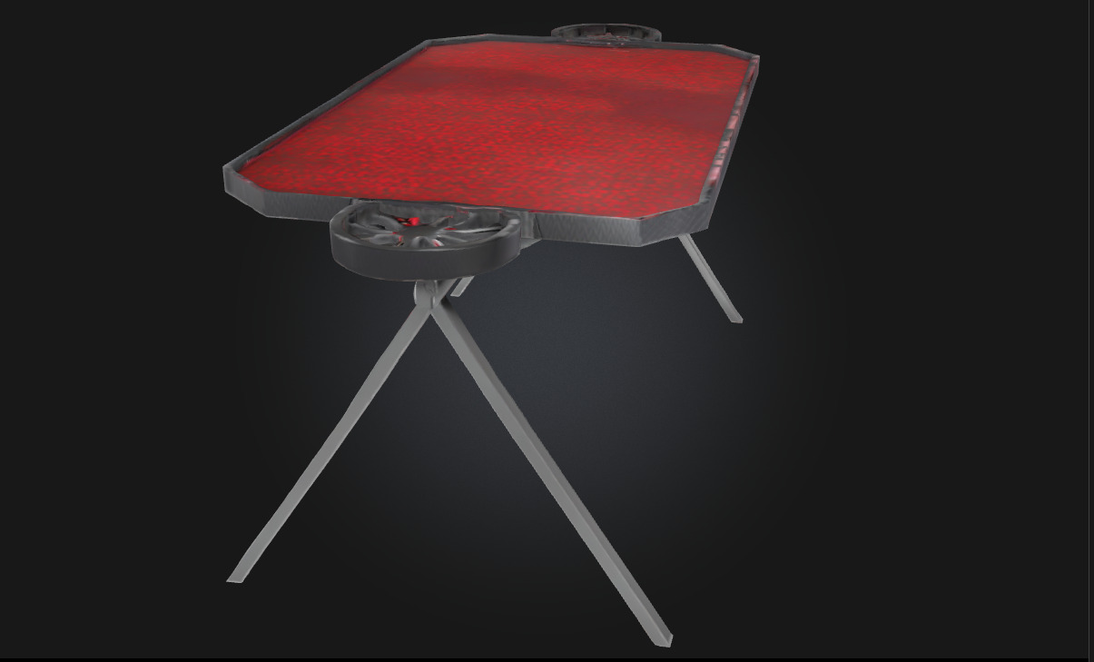 Futuristic Hoverboard Sleek Anti-Gravity Ride 3D model_4