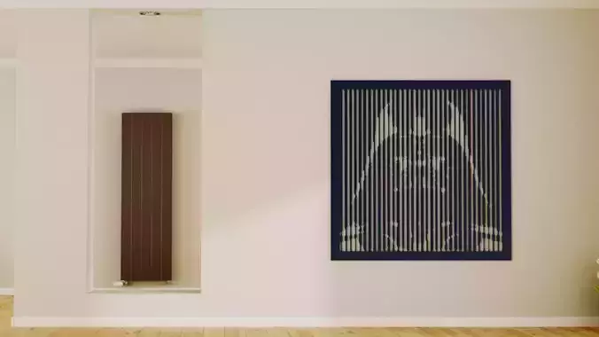 Halftone wall sticker Darth Vader 02 3D print model