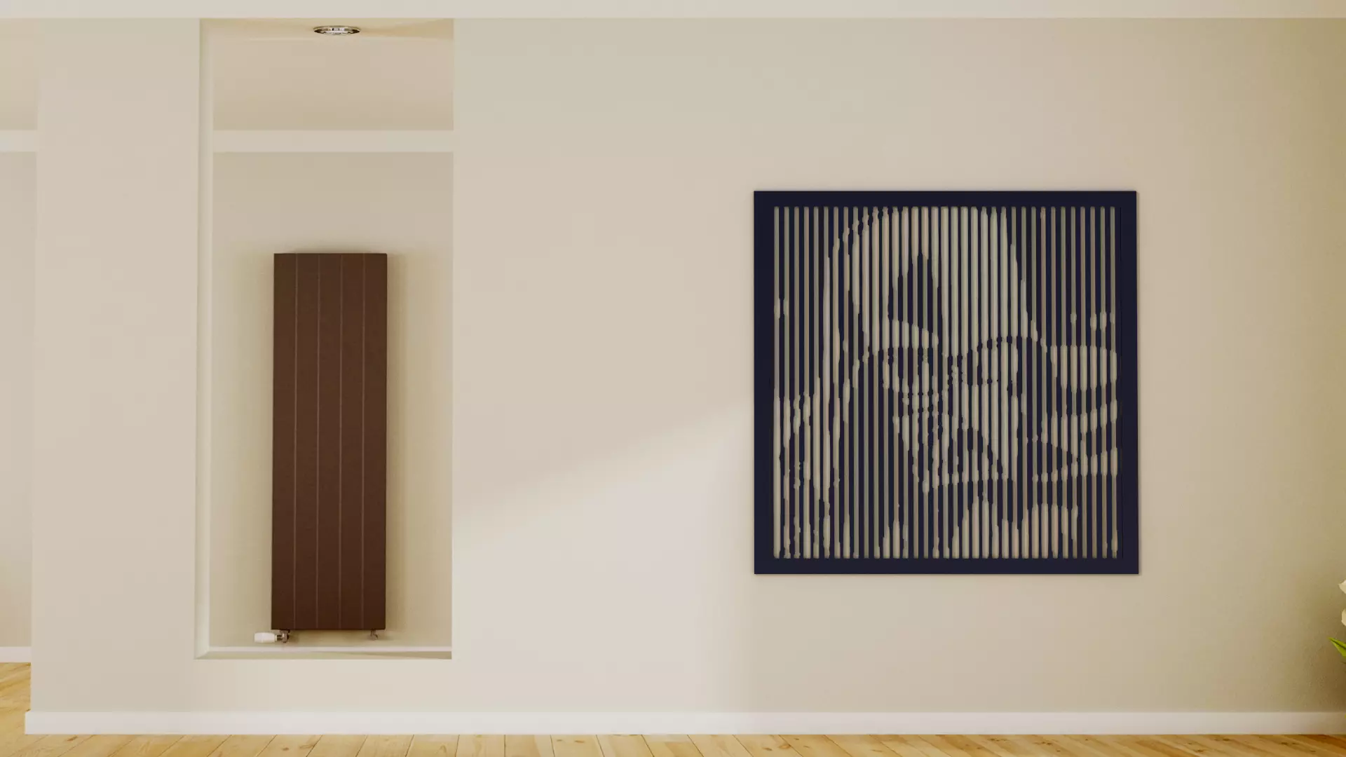 Halftone wall sticker Darth Vader 03 3D print model