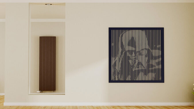 Halftone wall sticker Darth Vader 03 3D print model