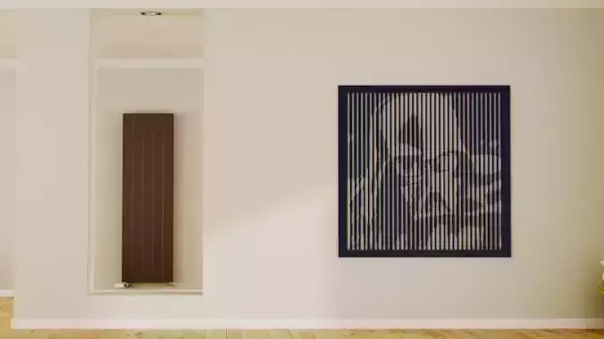 Halftone wall sticker Darth Vader 03 3D print model