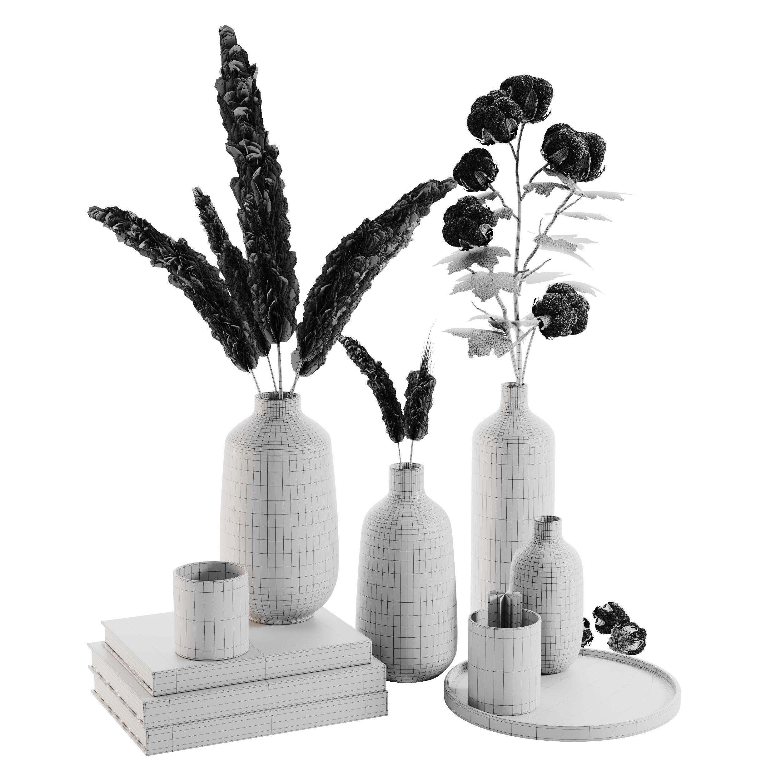 Decorative SET 016 3D model_13