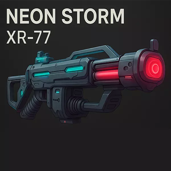 NEON STORM XR-77 Assault Rifle Texture_0